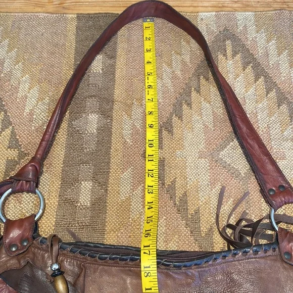 🎉  AMAZING BOHEMIAN LEATHER & STONE BAG‼️ - Picture 17 of 17